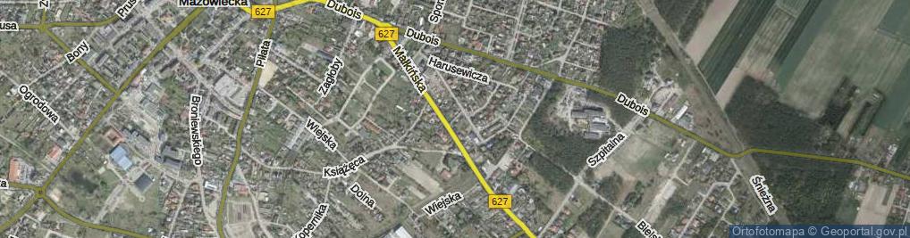 Zdjęcie satelitarne Przejazd ul.